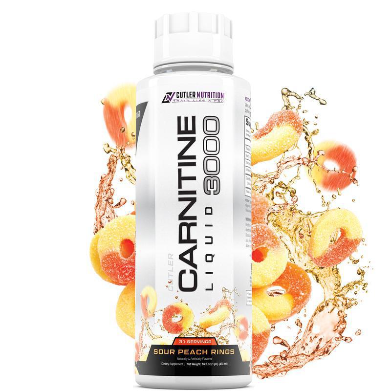 L-Carnitine Liquid - Gummy Worms Azedos, 16 fl oz