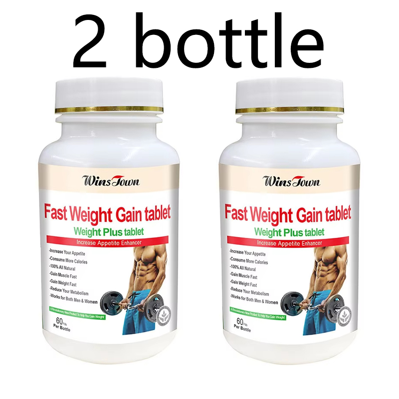 Mass Gainer Weight - 2 Frascos de Comprimidos para Ganho