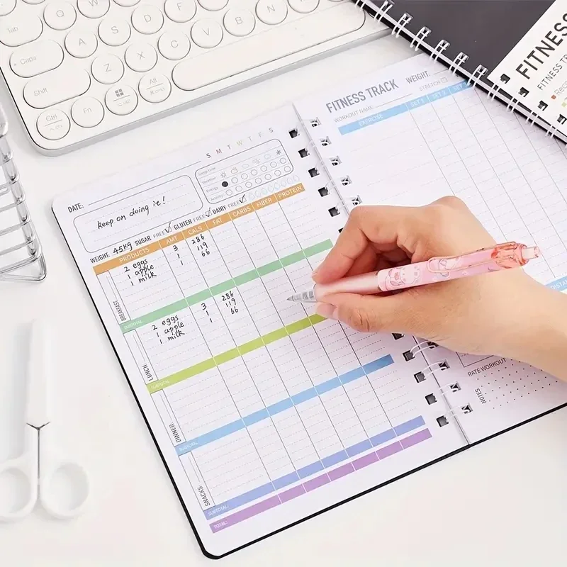 Caderno Espiral para Exercício - Fitness Nutrition Journal avaliação e preço