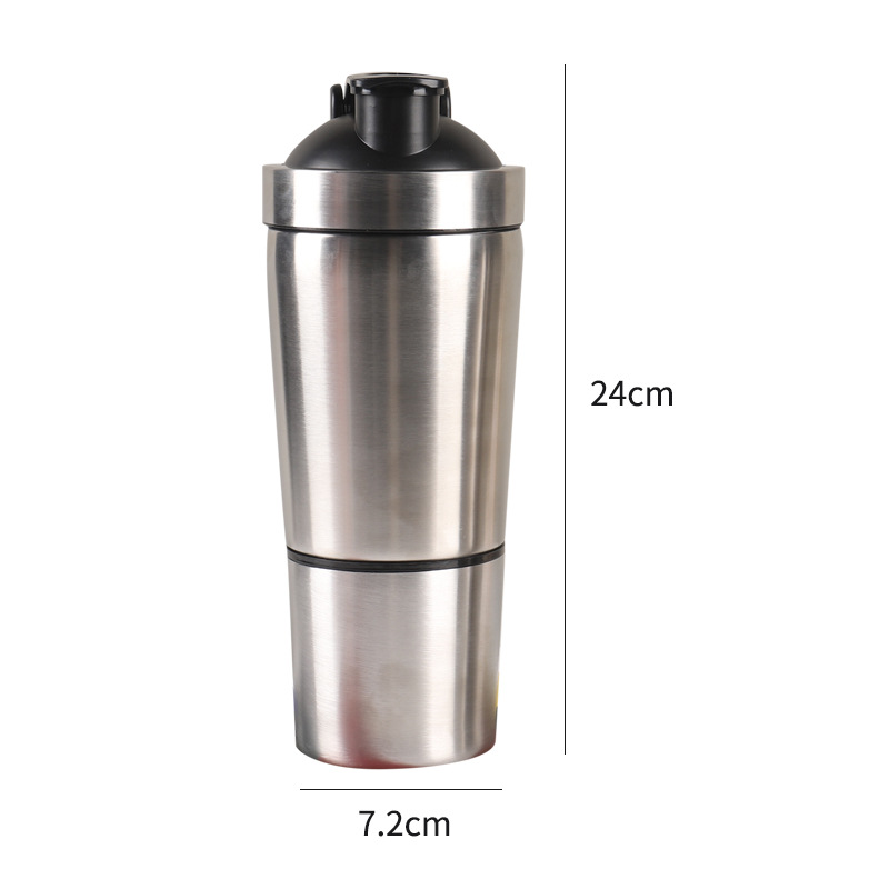 Aço inoxidável proteína shaker - Nutrition For Fitness And Sports avaliação e preço