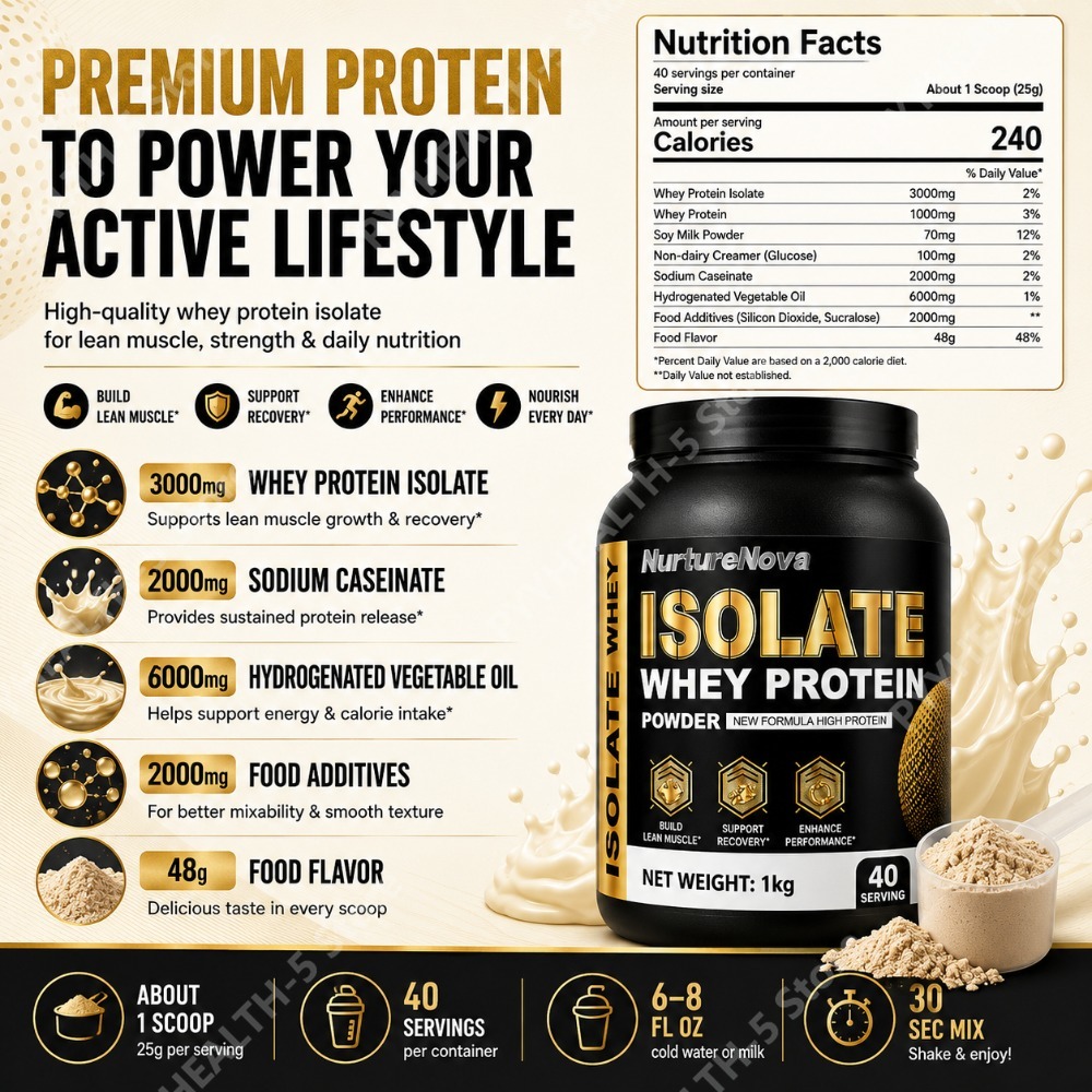 Pó de Proteína Isolada de Whey - Nutrition For Fitness And Sports avaliação e preço